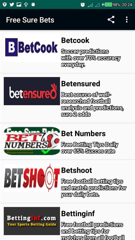 free sure bets.